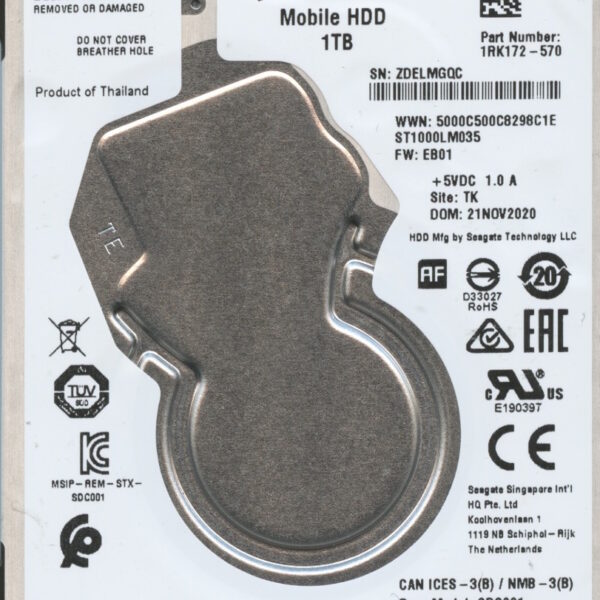 ST1000LM035 1RK172-570 EB01 TK ZDE 1TB HDD