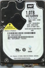 WD10JMVW-511AJGS2 HHKTJHKB WX81A WESTERN DIGITAL 1TB 05/07/14 HDD