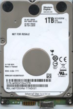 WD10SDRW-11A0XS1 WXN2A 02/24/20 WESTERN DIGITAL 1TB HDD