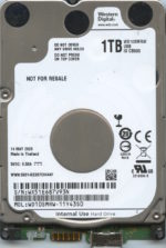 WD10SMRW-11Y43S0 WX51E 05/14/20 WESTERN DIGITAL 1TB HDD