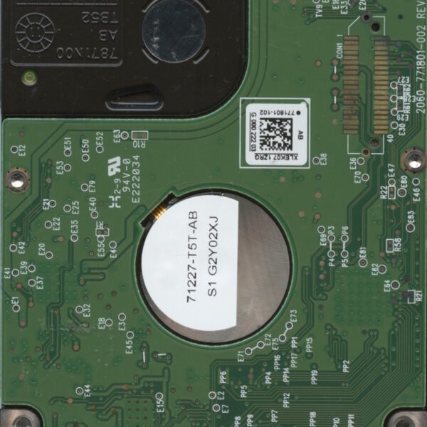 WD10JMVW-11S5XS1 WX21A 12:12 WESTERN DIGITAL 1TB HDD PCB