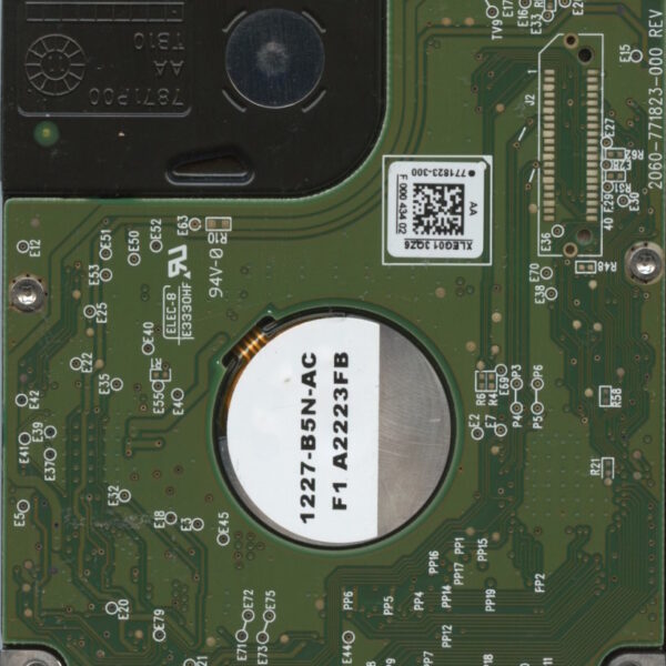 WD10JPVT-24A1YT0 WX41E 03:12 WESTERN DIGITAL 1TB HDD PCB