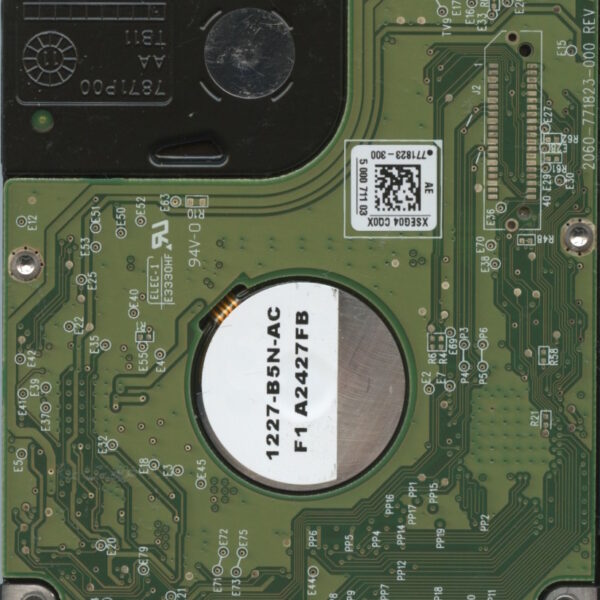 WD10JPVT-24A1YT0 WXK1E 09:12 WESTERN DIGITAL 1TB HDD PCB