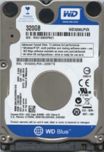 WD3200LPVX-22V0TT0 WXU1E 01/22/14 WESTERN DIGITAL 320GB HDD