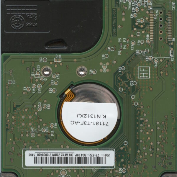 WD3200BPVT-80ZEST0 WX51A 05:03:11 WESTERN DIGITAL 320GB HDD PCB