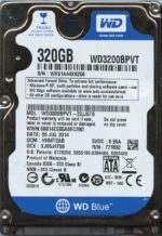 WD3200BPVT-22JJ5T0 WX51A 07/05/14 WESTERN DIGITAL 320GB HDD