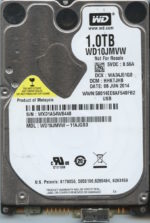 WD10JMVW-11AJGS3 WX31A 06/08/14 WESTERN DIGITAL 1TB HDD