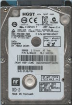 HTS545050A7E362 DA5754 0J342455 THAILAND 500GB 12/13