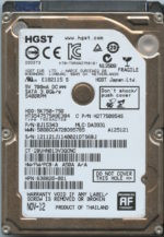 HTS547575A9E364 0J15343 DA3931 HGST 750GB 11/12