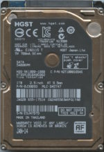 HTS541010A9E662 0J38093 DA5747 HGST 1TB 01/14