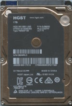 HTS541010A9E662 0J38093 DA5747 HGST 1TB 10/16