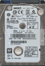 HTS545050A7E362 0J34245 DA5754 HGST 500GB 09/13