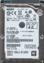 HTS541010A9E680 0J26203 DA7280 HGST 1TB 12/16