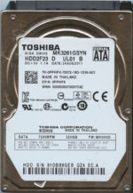 MK3261GSYN HDD2F23 D UL01 B MH000D TOSHIBA 320GB