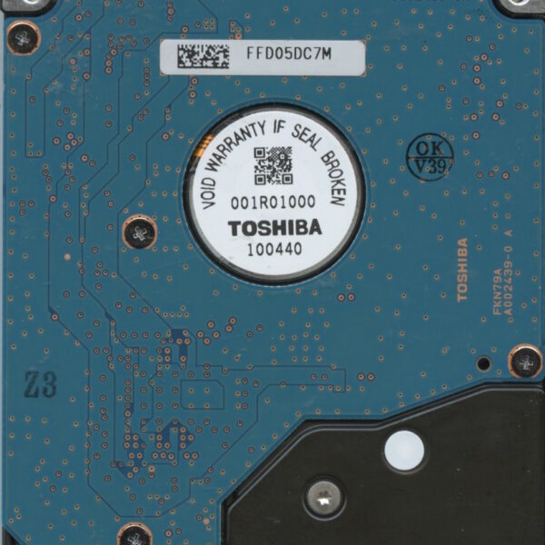 MK2555GSXF HDD2H74 X TW01 S FH405B TOSHIBA 250GB PCB