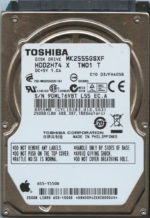 MK2555GSXF HDD2H74 X TW01 T FH405B TOSHIBA 250GB