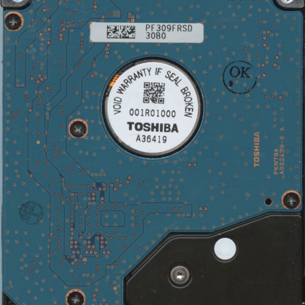 MK2555GSXF HDD2H74 X TW01 T FH405B TOSHIBA 250GB PCB