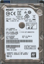 HGST HTS721010A9E630 0J22423 DA6326 CHINA 160GB