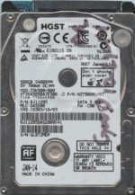 HGST HTS725050A7E380 0J11285 DA5280 CHINA 500GB