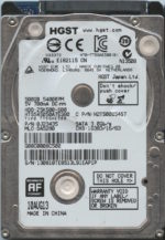 HGST HTS545050A7E380 0J23435 DA5280 CHINA 500GB