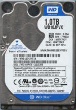 WD10JPVX-22JC3T0 WX51A 09/07/14 1TB