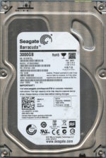 SEAGATE ST3000DM001 CC4B 9YN166-500 3TB