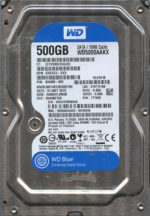 WD5000AAKX WCC2E 05/13 WESTERN DIGITAL 500GB