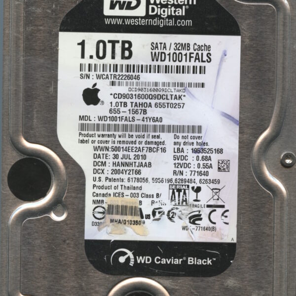 WD1001FALS WCATR 07:10 WESTERN DIGITAL 1TB