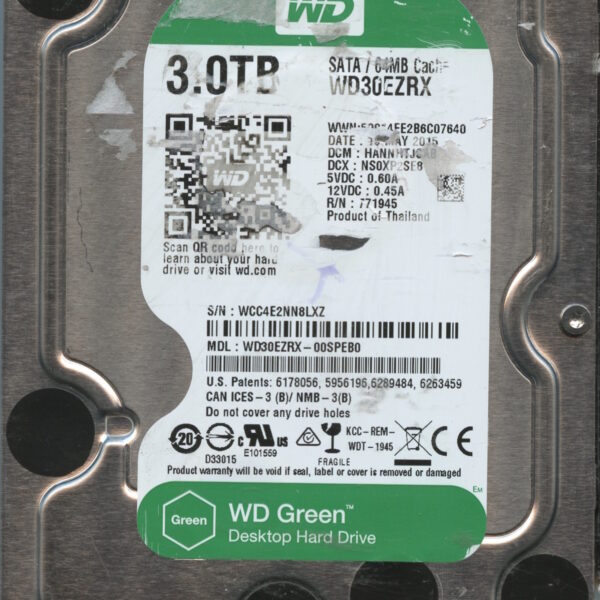 WD30EZRX WCC4E 05:15 WESTERN DIGITAL 3TB