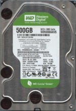 WD5000AAVS WCAUH 07/09 WESTERN DIGITAL 500GB