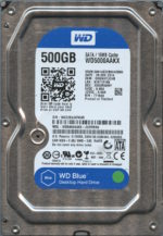 WD5000AAKX WCATR 12/14 WESTERN DIGITAL 500GB