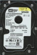 WD400 WMAMC 07/05 WESTERN DIGITAL 40GB