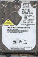 WD20NMVW WXG1A 12/13 WESTERN DIGITAL 2TB