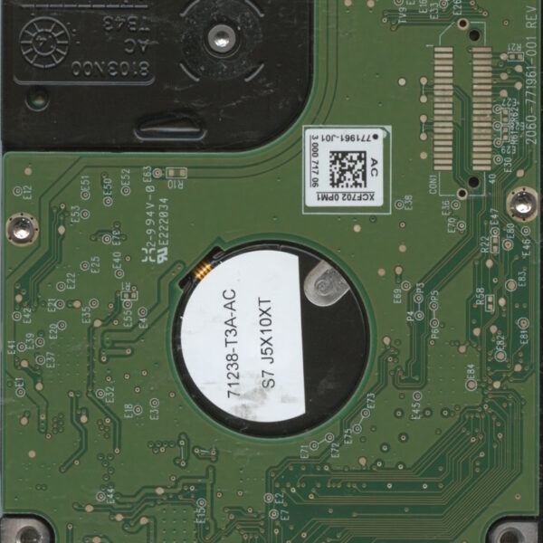 WD20NMVW WX11A 11:15 WESTERN DIGITAL 2TB PCB