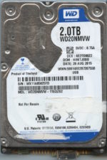 WD20NMVW WX11A 08/15 WESTERN DIGITAL 2TB