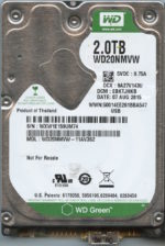 WD20NMVW WXW1E 08/15 WESTERN DIGITAL 2TB