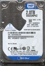 WD20NPVZ WXN1E 04/17 WESTERN DIGITAL 2TB