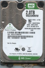 WD20NMVW WXG1E 11/14 WESTERN DIGITAL 2TB