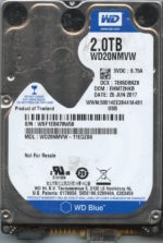 WD20NMVW WXF1E 06/17 WESTERN DIGITAL 2TB