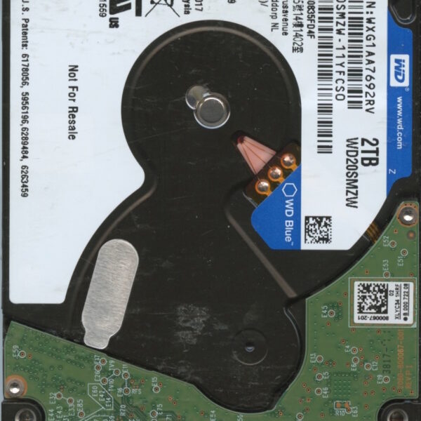 WD20SMZW WXG1A 12:17 WESTERN DIGITAL 2TB