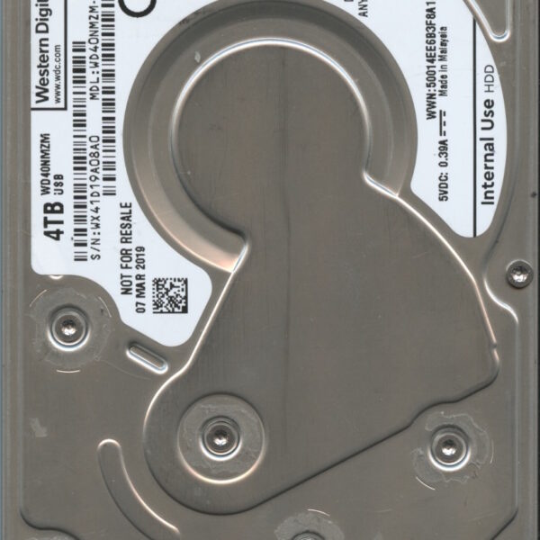 WD40NMZM WX41D 03:19 WESTERN DIGITAL 4TB