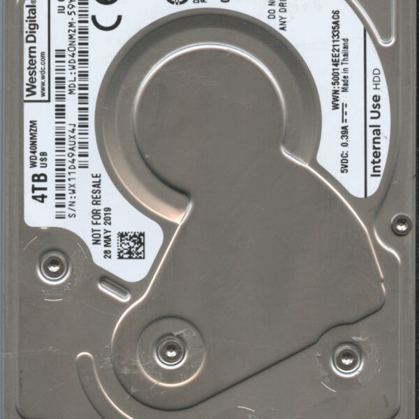 WD40NMZM WX11D 05:19 WESTERN DIGITAL 4TB