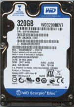 WD3200BEVT WXHX0 11/08 WESTERN DIGITAL 320GB