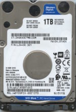 WD10SPZX WXU1A 11/18 WESTERN DIGITAL 1TB