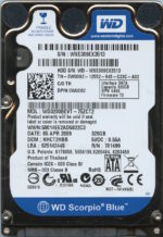 WD3200BEVT WXE30 04/09 WESTERN DIGITAL 320GB