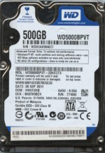 WD5000BPVT WX61A 09/11 WESTERN DIGITAL 500GB