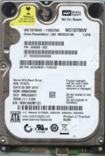 WD10TMVV WXK1A 09/10 WESTERN DIGITAL 1TB