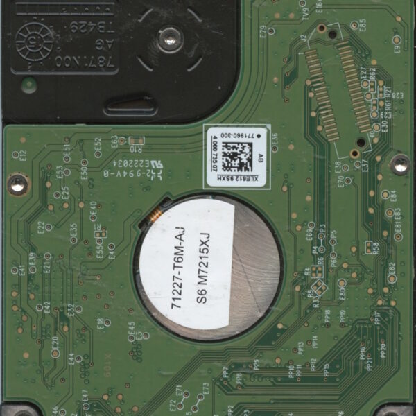 WD5000BPVX WXA1A 03:17 WESTERN DIGITAL 500GB PCB