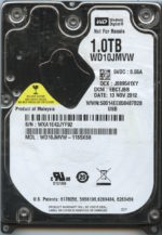 WD10JMVW WXA1E 11/12 WESTERN DIGITAL 1TB