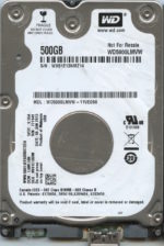 WD5000LMVW WX91E 06/13 WESTERN DIGITAL 500GB